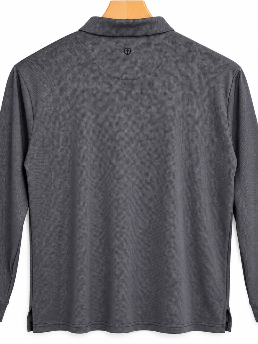 NWT Pro Tour Big & Tall 4X Gray Long Sleeve Performance Golf Polo - Picture 3 of 7